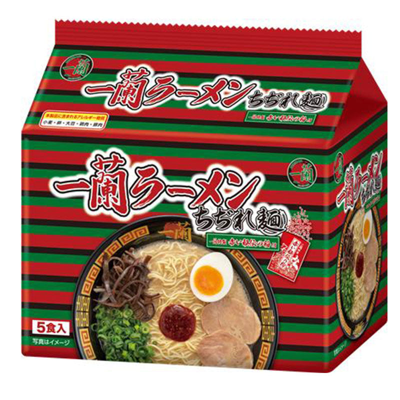 AEON 一蘭 豚骨拉麵 捲麵 5包入 福岡限定
