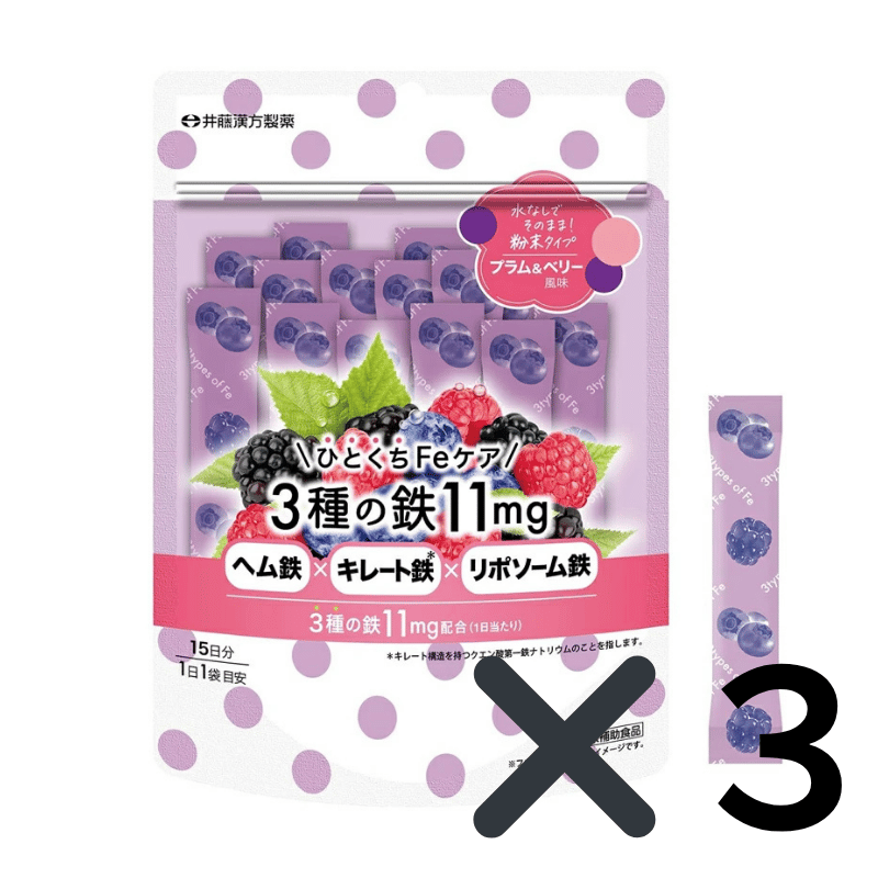 ITOH井藤漢方 一口維他命C1000粉末(45日份)/一口補鐵粉末(45日份)