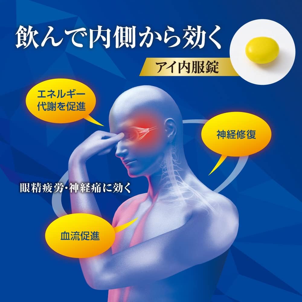樂敦製藥V Rohto Premium Eye 護眼內服錠 80錠【第3類醫藥品】
