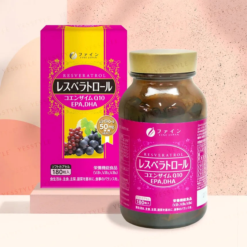 Fine 白藜蘆醇 煥妍美活丸 180粒