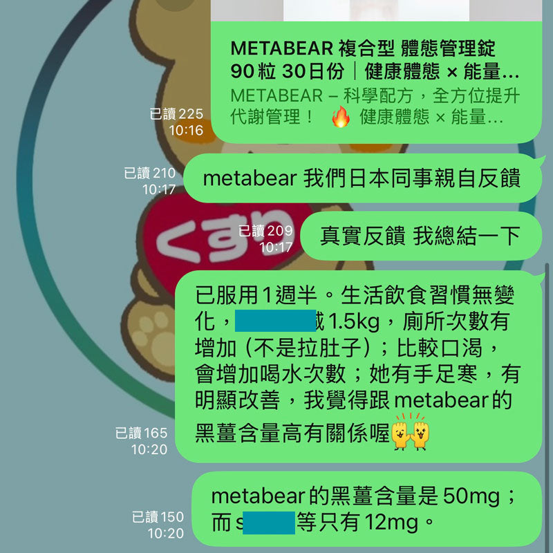 METABEAR 複合型 體態管理錠 90粒 30日份|健康體態 × 能量代謝 × 腸道機能 熊友推薦