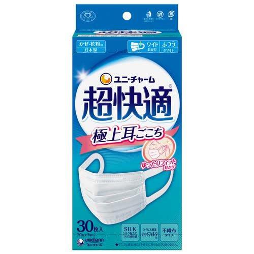 Unicharm尤妮佳 超快適口罩 經典人氣褶皺式