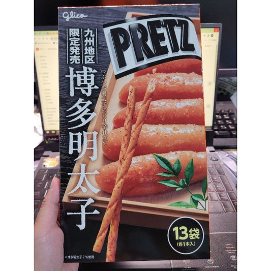 AEON Glico固力果 巨型百力滋<博多明太子口味> 13袋入 九州限定販賣