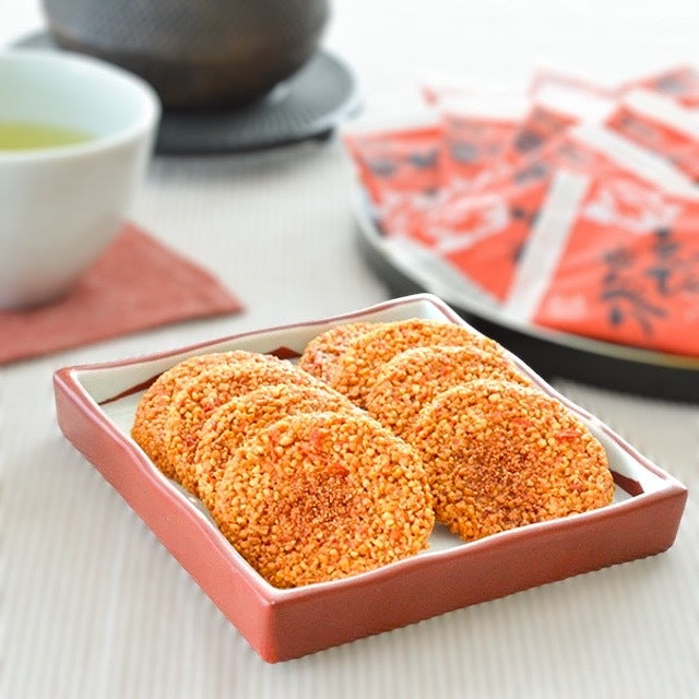 AEON 博多風美庵 博多明太子蝦餅仙貝 14枚入 九州限定