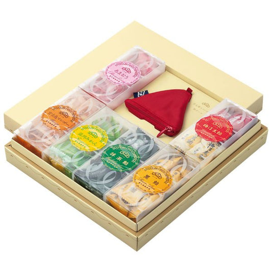 三越伊勢丹 榮太樓總本鋪 榮太樓飴/果実飴組合禮盒 6袋入 付紙袋 - CosmeBear小熊日本藥妝For台灣