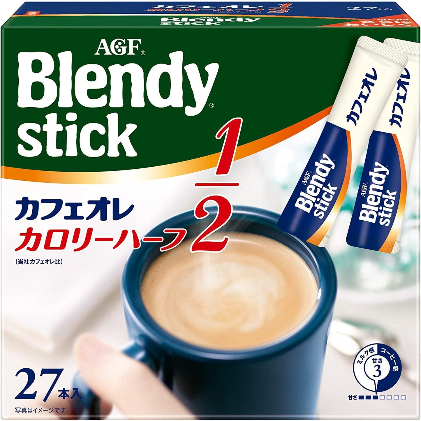 AGF Blendy Stick 牛奶咖啡 27根入 - CosmeBear小熊日本藥妝For台灣