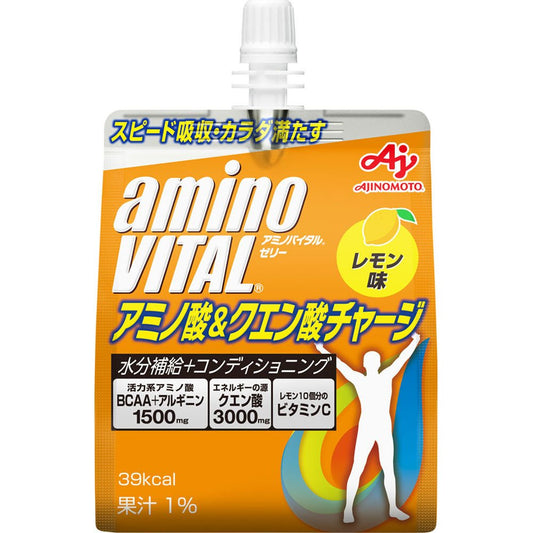 味の素 Amino Vital 檸檬酸/氨基酸補劑果凍 180g*6袋 - CosmeBear小熊日本藥妝For台灣
