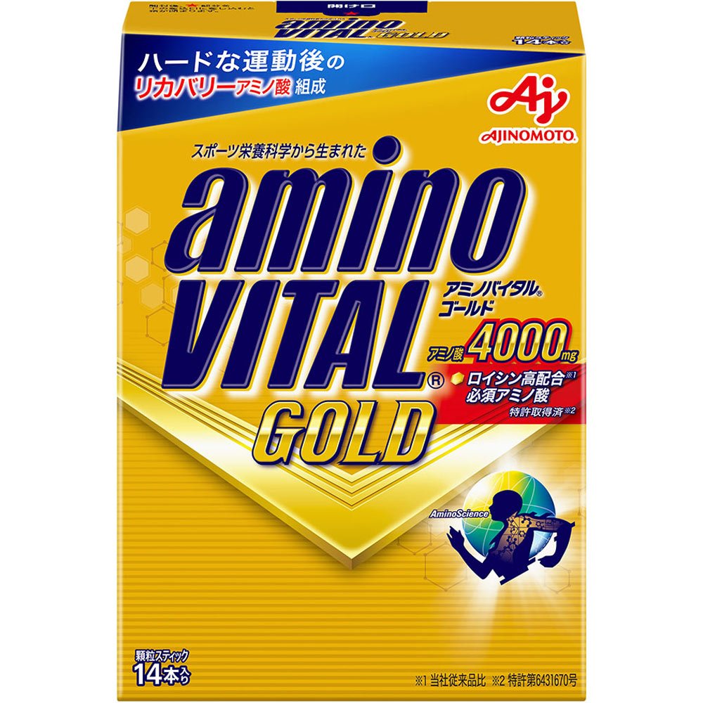 味の素 Amino Vital GOLD 氨基酸顆粒補劑 4.7gx14袋 - CosmeBear小熊日本藥妝For台灣