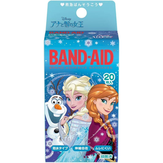 BAND-AID 冰雪奇緣/白雪公主/小小兵 OK繃/創可貼 20枚 - CosmeBear小熊日本藥妝For台灣