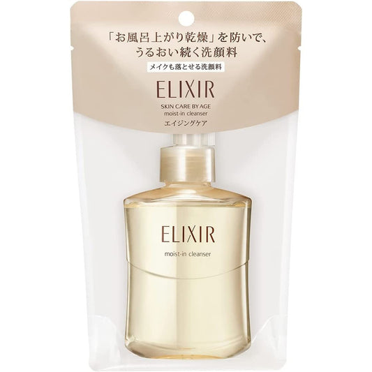 ELIXIR 怡麗絲爾 優悅活顏系列 卸妝潔面二合一潔面啫喱 140ml - CosmeBear小熊日本藥妝For台灣