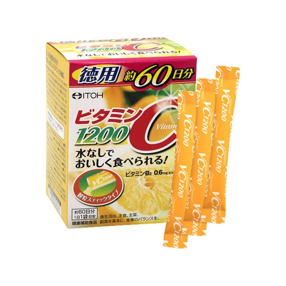 ITOH井藤漢方 維他命C粉 2gx60小包 - CosmeBear小熊日本藥妝For台灣