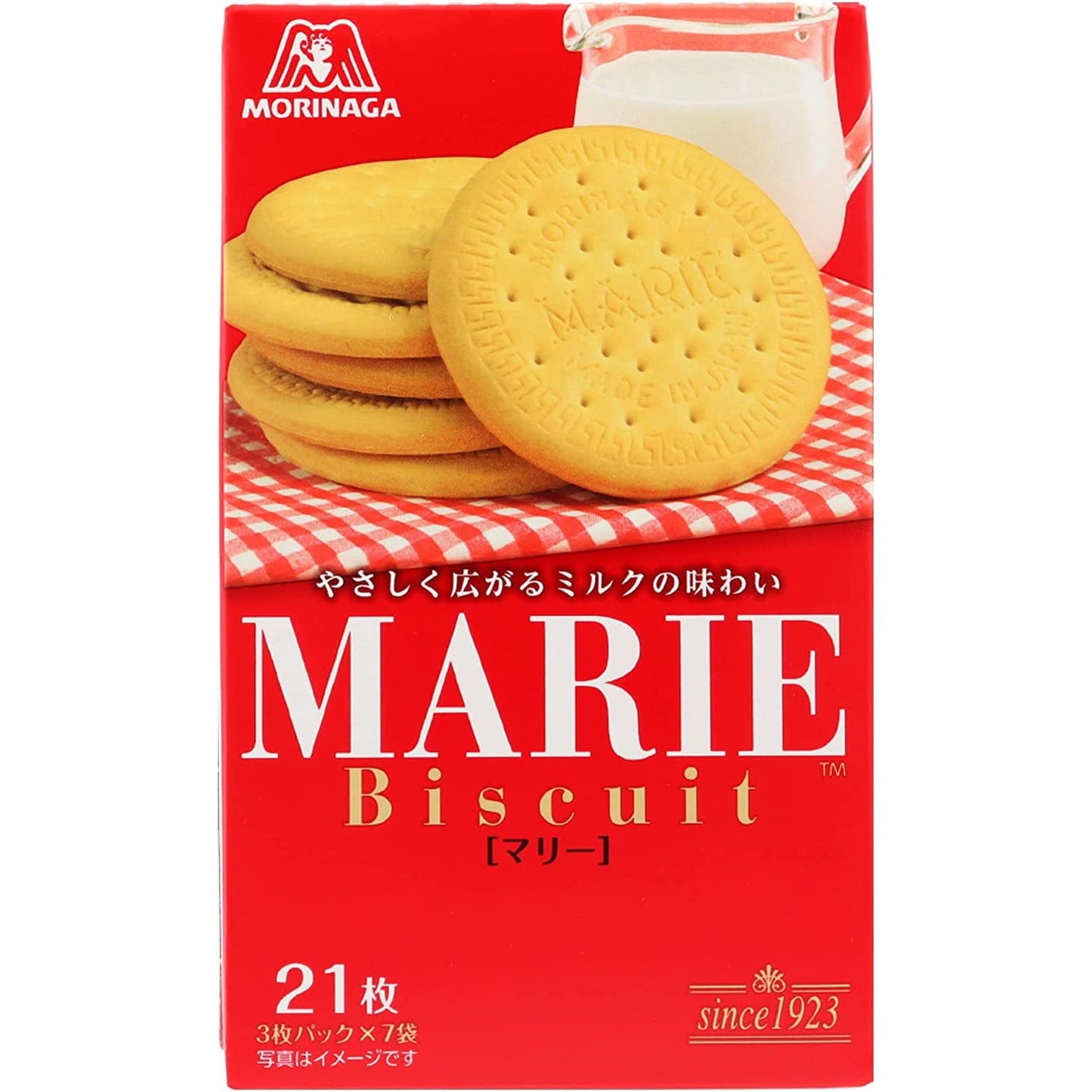森永製菓 Marie 牛奶曲奇餅乾 21枚入 - CosmeBear小熊日本藥妝For台灣