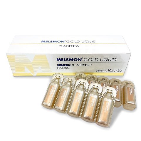 【數量限定特價】Mersmon美思滿 Gold Liquid 黃金胎盤素飲品 10ml×30隻 - CosmeBear小熊日本藥妝For台灣