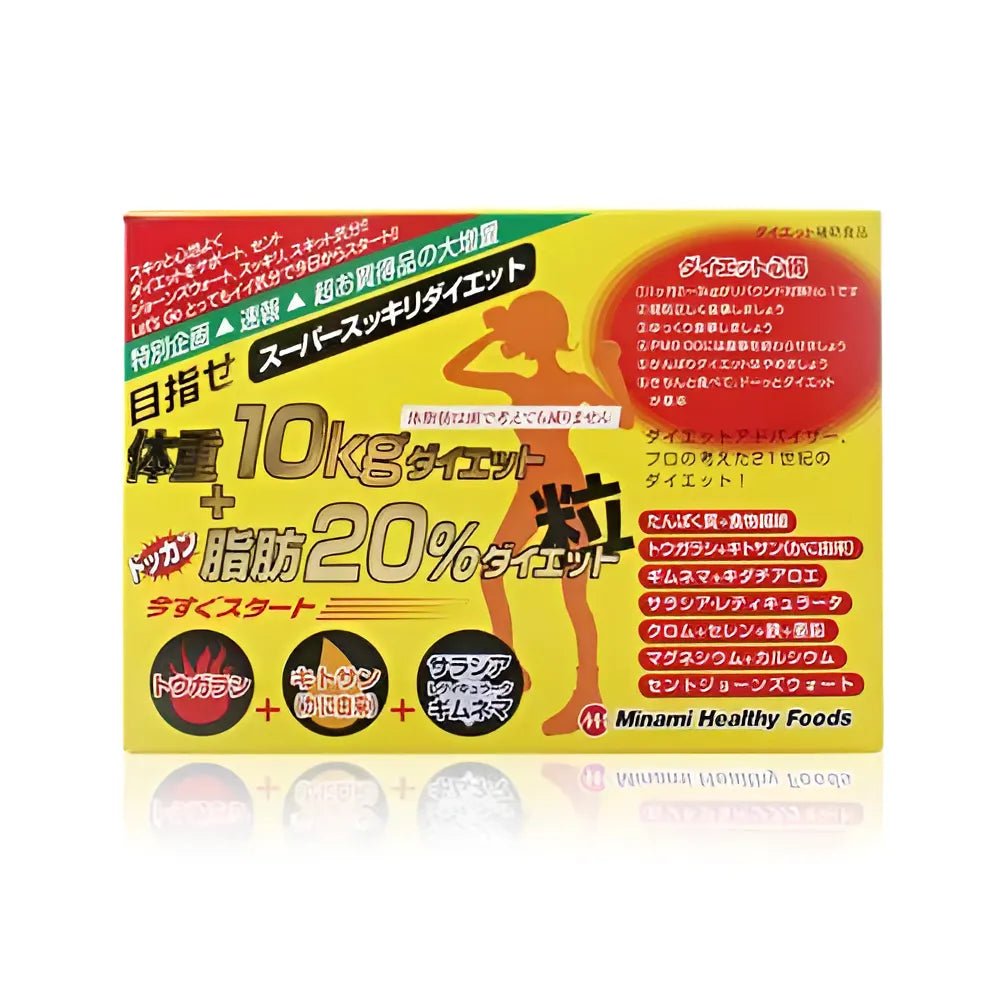 Minami Healthy Foods 減重10kg +脂肪20%Off 減肥瘦身食品 75袋 - CosmeBear小熊日本藥妝For台灣