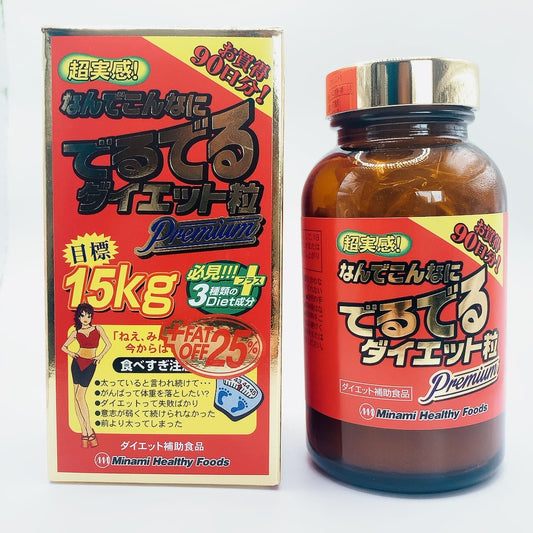 Minami Healthy Foods 超實感DeruDeru 強效氨基酸瘦身減肥丸 經典款/升級款 - CosmeBear小熊日本藥妝For台灣