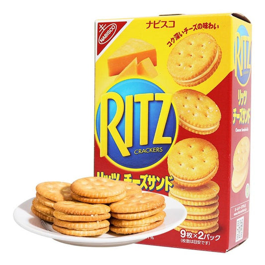 NABISCO納貝斯 Ritz餅乾 起司夾心餅乾 160g - CosmeBear小熊日本藥妝For台灣