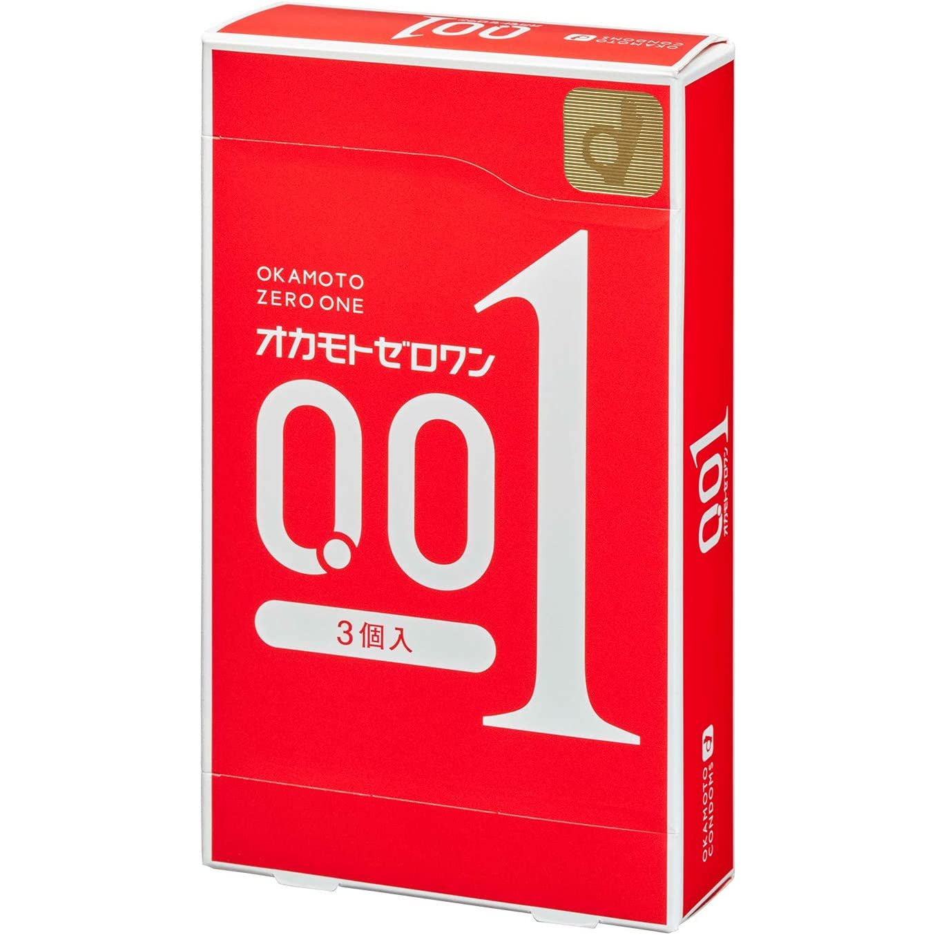 OKAMOTO岡本 001 極限超薄避孕套 3個入 - CosmeBear小熊日本藥妝For台灣