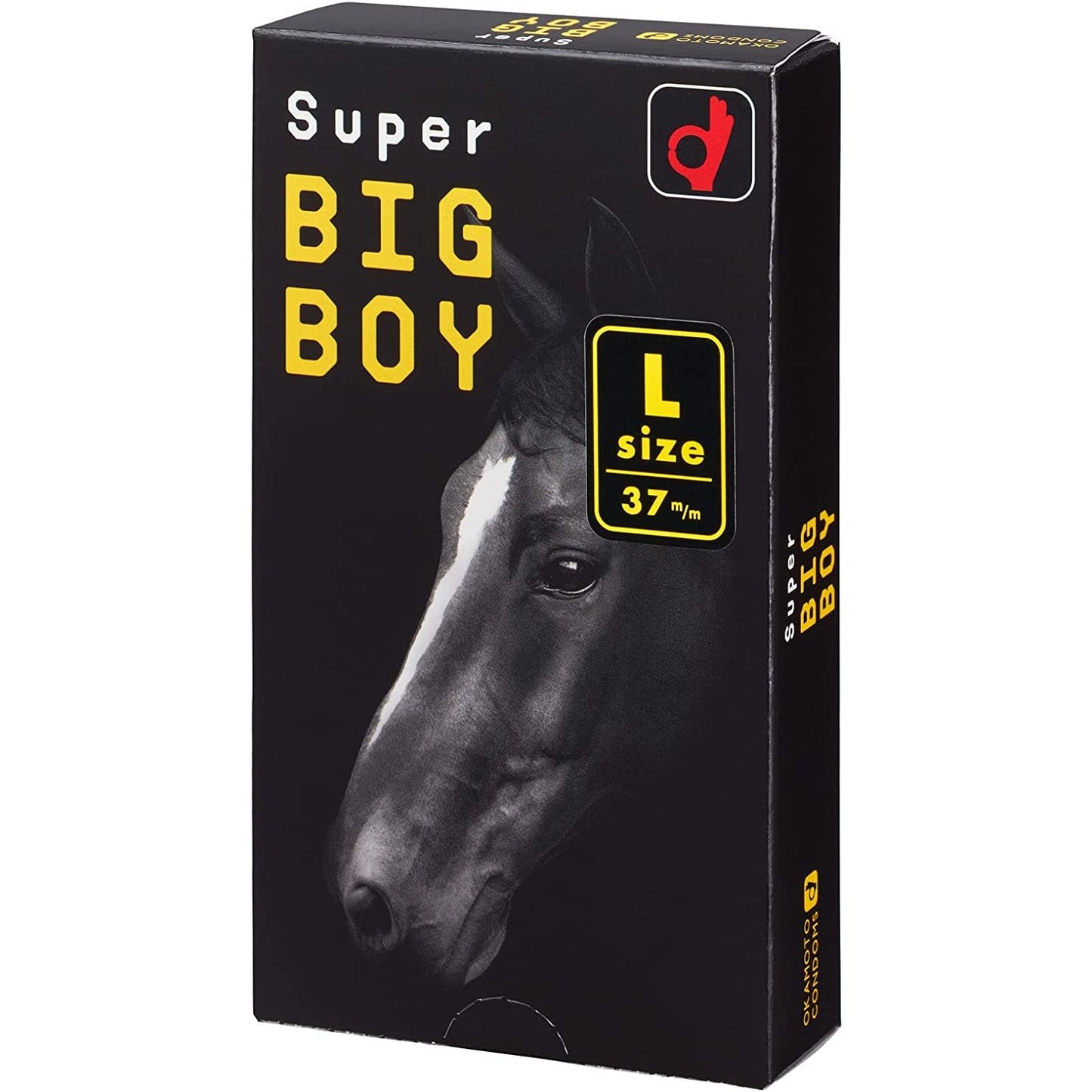 OKAMOTO岡本 Super BIGBOY大黑馬避孕套 12個入 - CosmeBear小熊日本藥妝For台灣