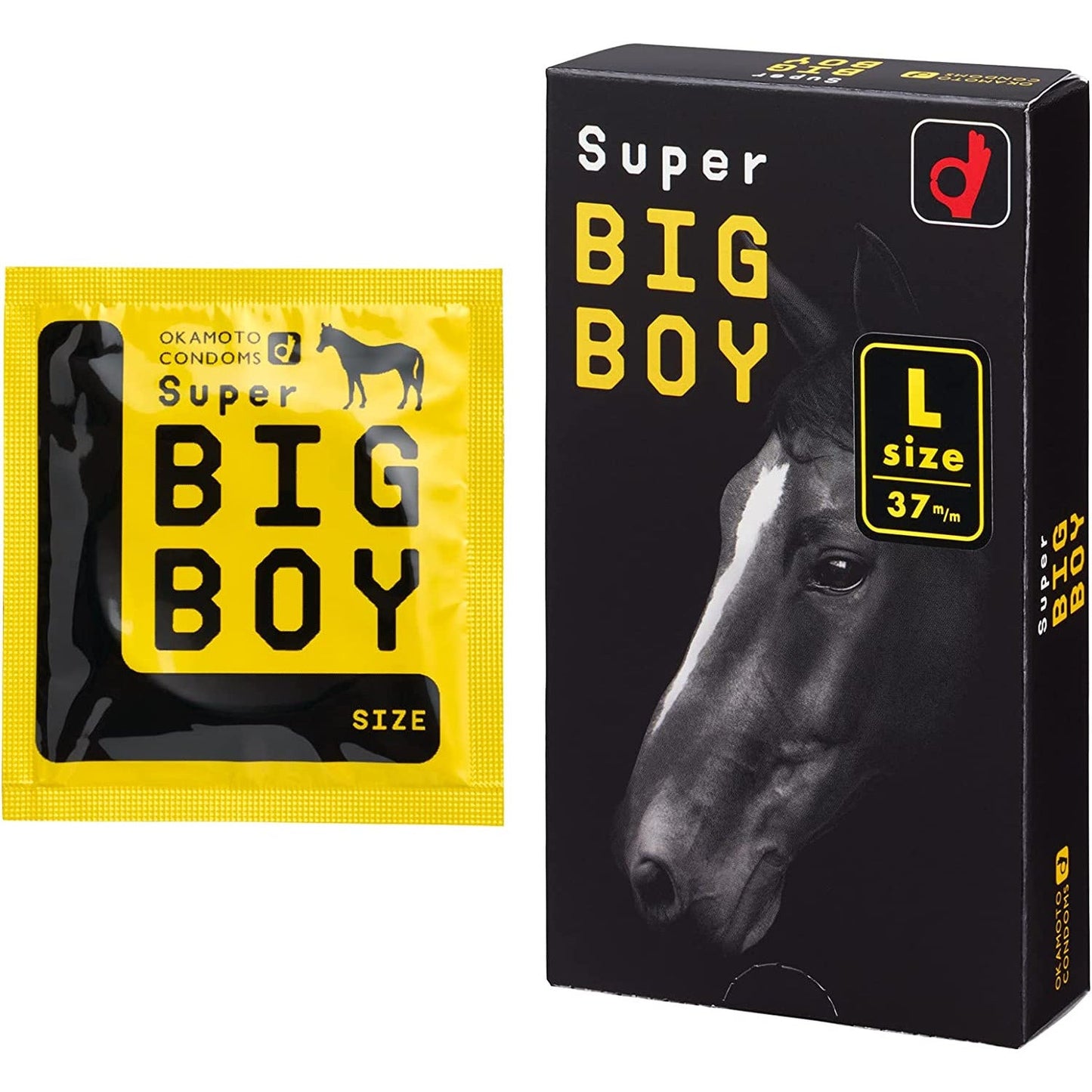 OKAMOTO岡本 Super BIGBOY大黑馬避孕套 12個入 - CosmeBear小熊日本藥妝For台灣