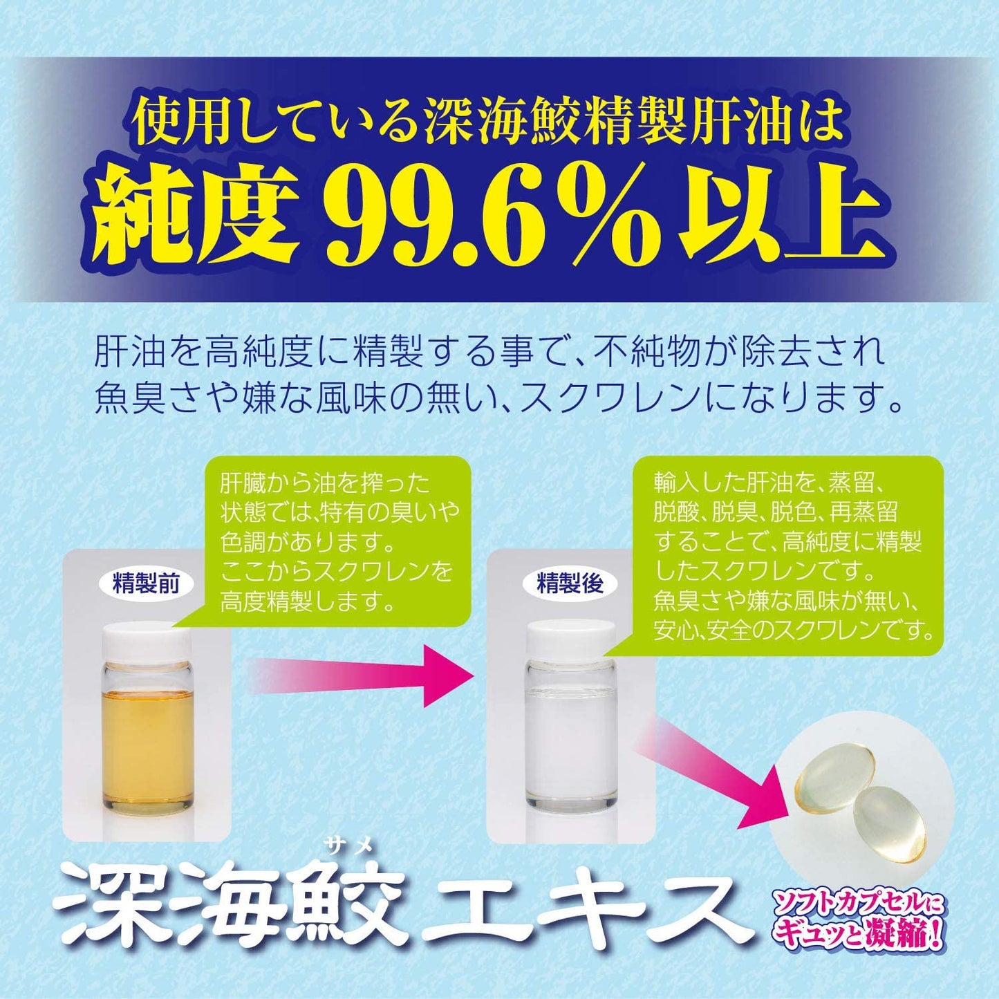 ORIHIRO 深海鯊魚油精華膠囊 30日/60日 - CosmeBear小熊日本藥妝For台灣