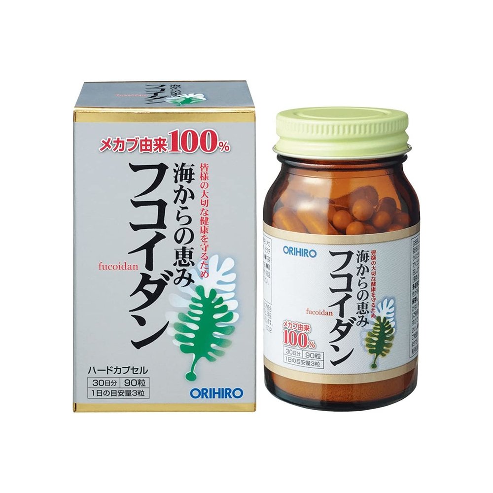 ORIHIRO立喜樂 褐藻糖膠 膳食補充劑 3個月量90粒入 - CosmeBear小熊日本藥妝For台灣