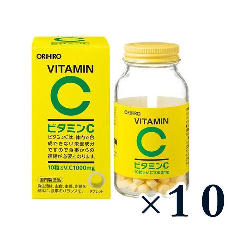 ORIHIRO立喜樂 維他命C片劑 30日量300粒 - CosmeBear小熊日本藥妝For台灣