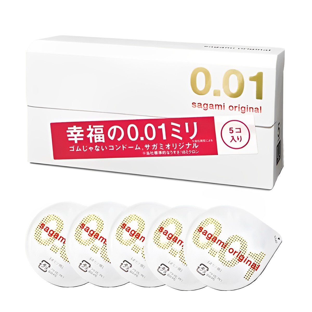 相模 Sagami Original 幸福001極限超薄避孕套 5個入 - CosmeBear小熊日本藥妝For台灣
