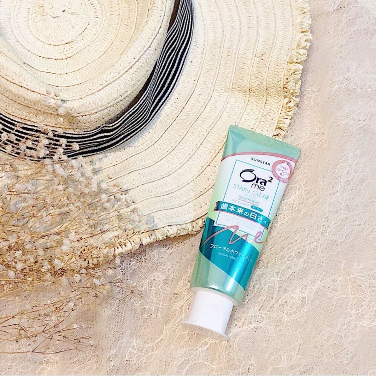 三詩達Sunstar Ora2 me Stain Clear 經典淨白清爽牙膏 多口味 - CosmeBear小熊日本藥妝For台灣