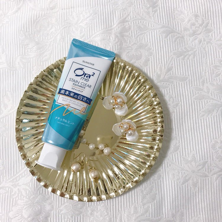 三詩達Sunstar Ora2 me Stain Clear 經典淨白清爽牙膏 多口味 - CosmeBear小熊日本藥妝For台灣