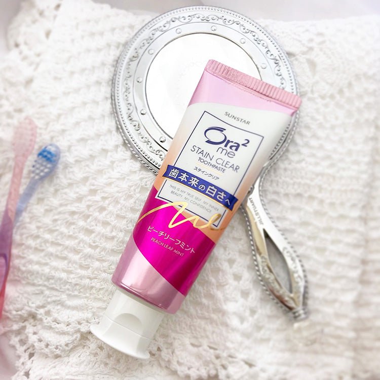 三詩達Sunstar Ora2 me Stain Clear 經典淨白清爽牙膏 多口味 - CosmeBear小熊日本藥妝For台灣