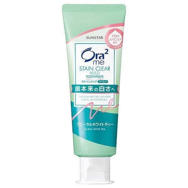 三詩達Sunstar Ora2 me Stain Clear 經典淨白清爽牙膏 多口味 - CosmeBear小熊日本藥妝For台灣