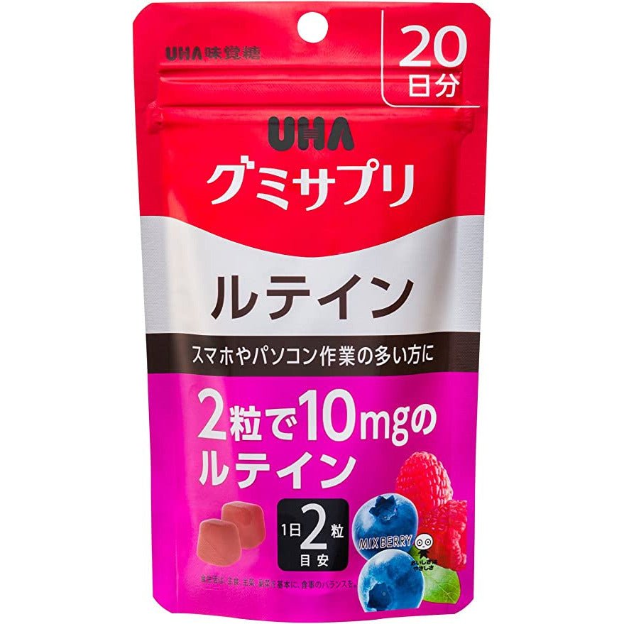 UHA 葉黃素軟糖 護眼 - CosmeBear小熊日本藥妝For台灣