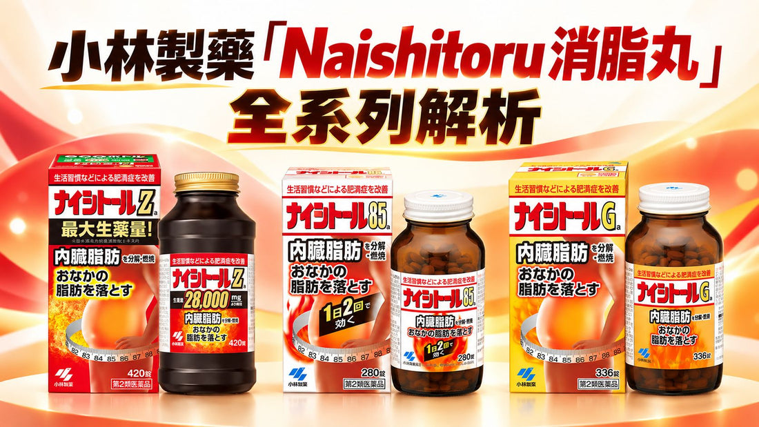 【日本漢方減脂指南】小林製藥「Naishitoru 消脂丸」全系列解析：紅、黃、白包裝防風通聖散怎麼選？