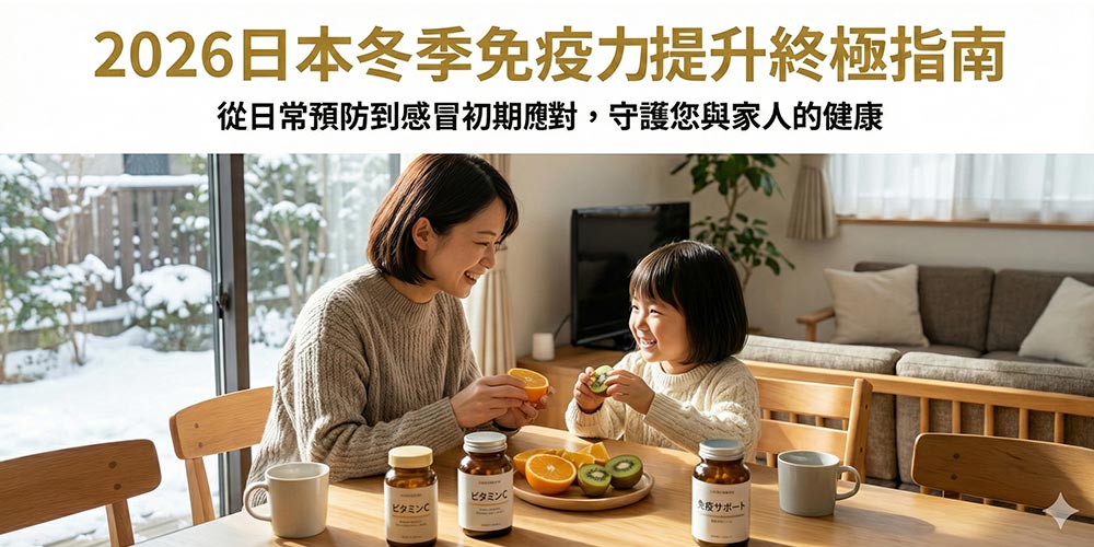 2026日本冬季免疫力提升終極指南：從日常預防到感冒初期應對，守護您與家人的健康