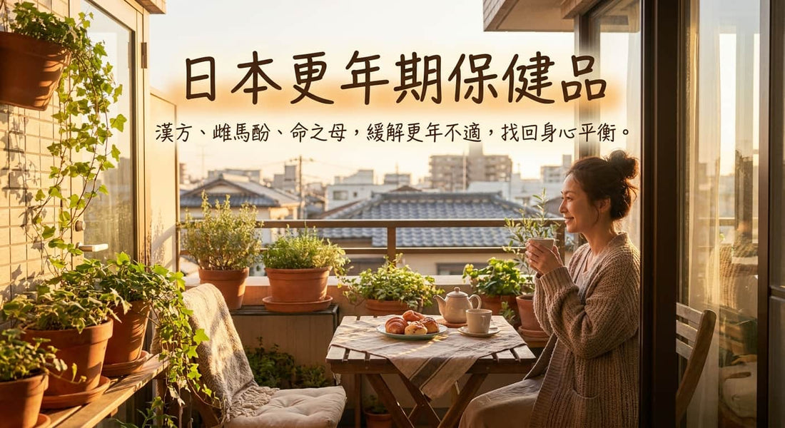 日本更年期保健品/醫藥品推薦：漢方、雌馬酚、命之母全解析