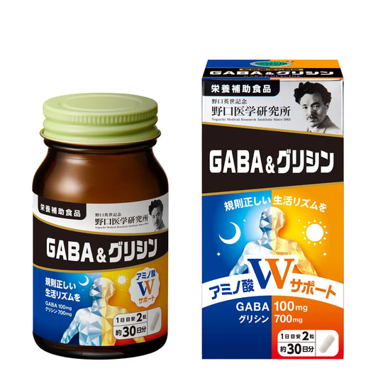 野口醫學研究所 GABA＆甘胺酸 ( 30日分60粒入 ) 助眠