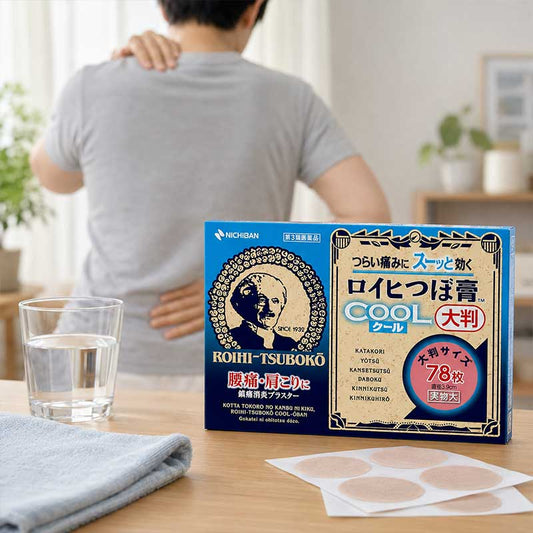 米其邦Nichiban ROIHI 老人頭穴位貼 78片 大號[第3類醫藥品]