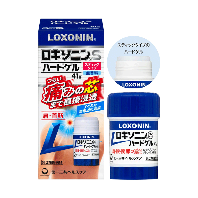 第一三共 LOXONIN S塗抹止痛棒41g[第2類醫藥品]2024新品