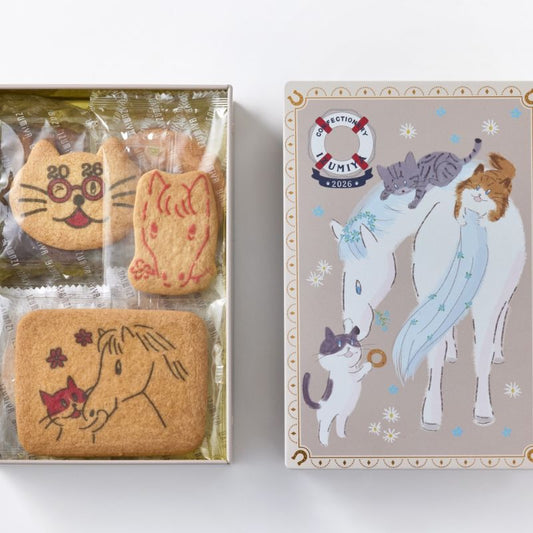 泉屋 2026馬年限定  馬和貓缶【數量限定】