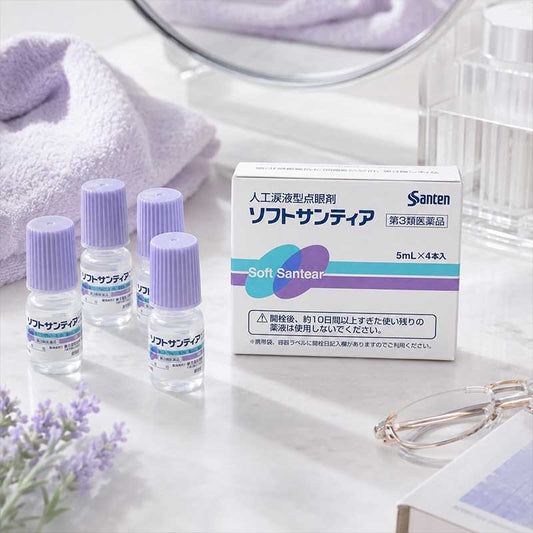 參天製藥 sante 人工淚液型滴眼液 眼藥水 5mlx4只[第3類醫藥品]