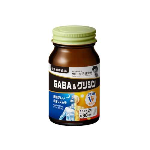 野口醫學研究所 GABA＆甘胺酸 ( 30日分60粒入 ) 助眠
