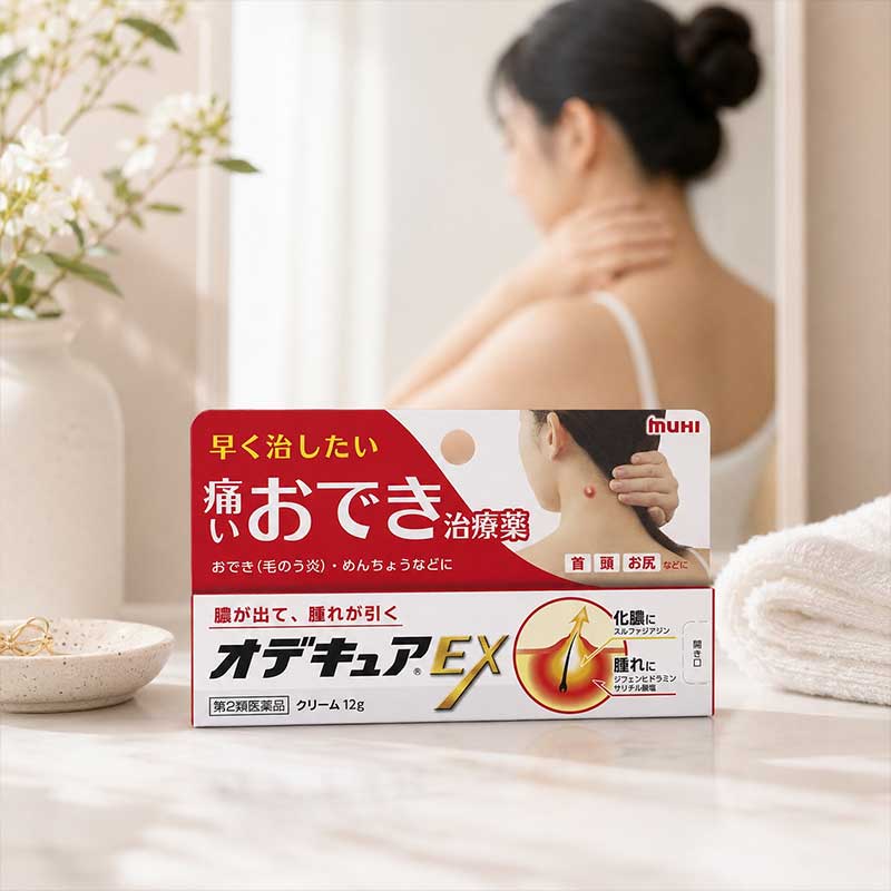 池田模範堂 MUHI 癤子 膿包治療藥EX 12g- 讓您擁有清爽健康的肌膚！[第2類醫藥品]