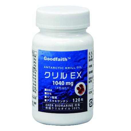 Goodfaith Krill EX 1040mg 南極磷蝦油補充劑 30日分120粒