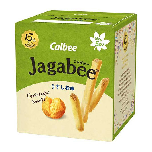 Calbee卡樂比 Jagabee系列薯條三兄弟 淡鹽味80g
