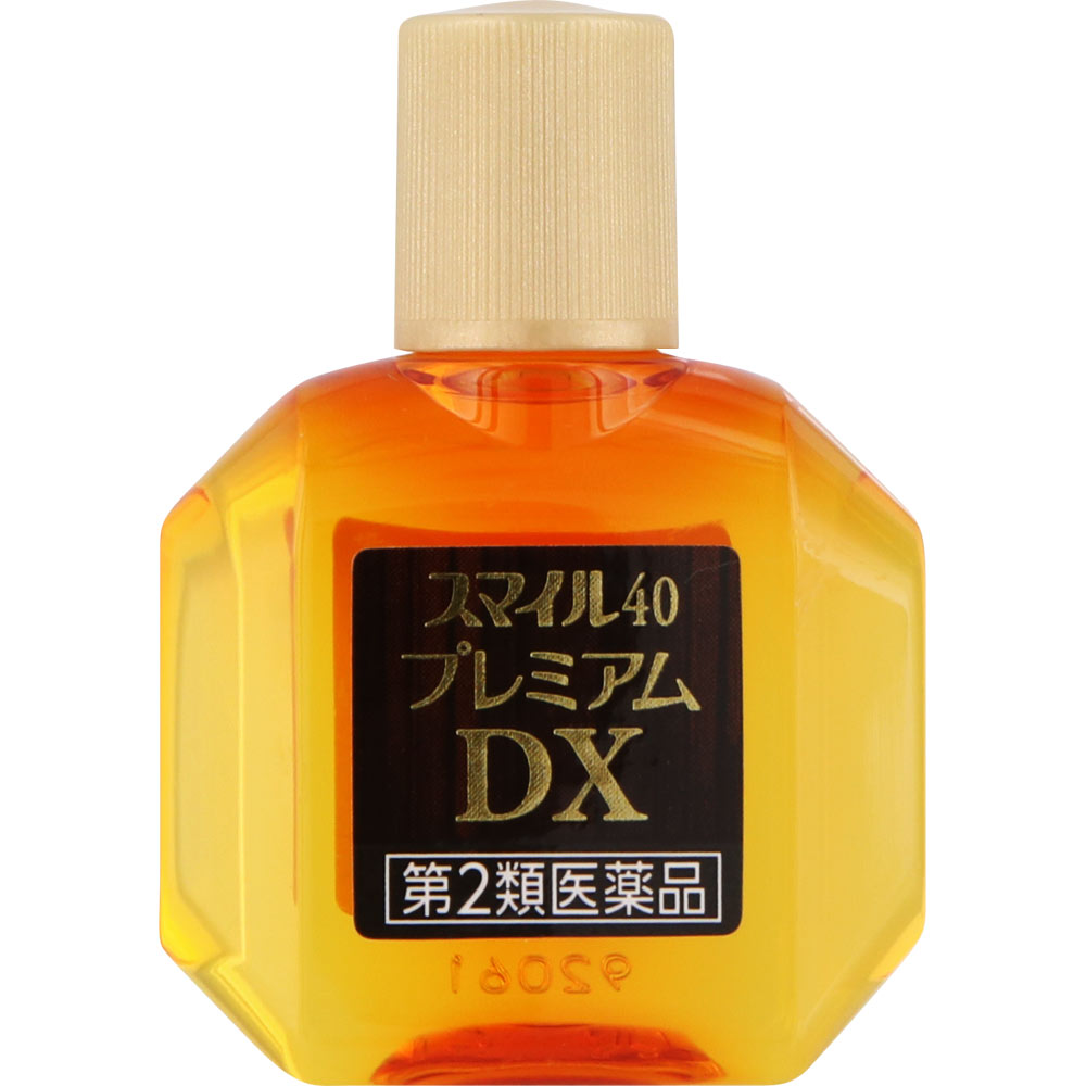 獅王Lion Smile40 Premium DX 頂級優質版 維他命眼藥水 15ml[第2類医薬品]加齡眼疲勞 眼睛癢