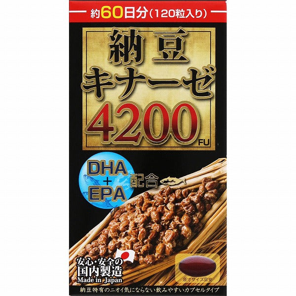 Maruman 納豆激酶 4200FU 64.8g（540mg × 120粒 / 約60日份）