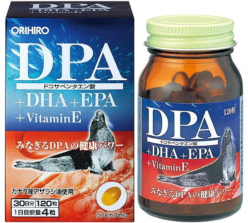 ORIHIRO DPA+DHA+EPA+維他命E 海豹油精華 30日