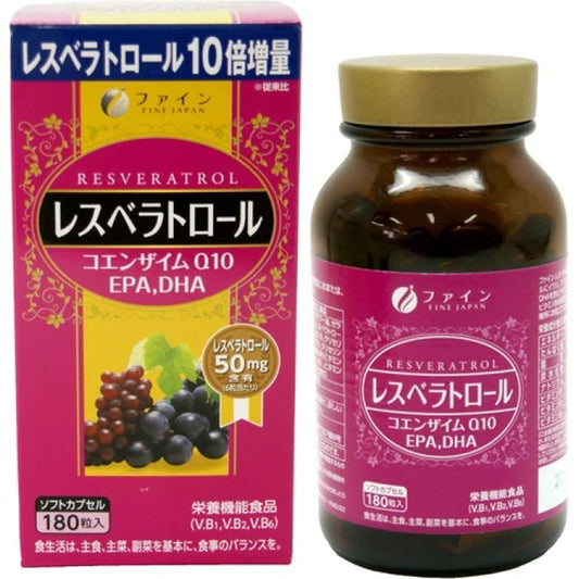 Fine 白藜蘆醇 煥妍美活丸 180粒