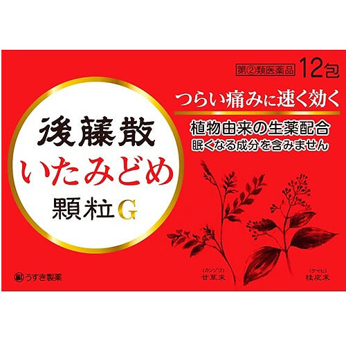 薄木製薬 後藤散解熱止痛顆粒G 12包[指定第2類医薬品]