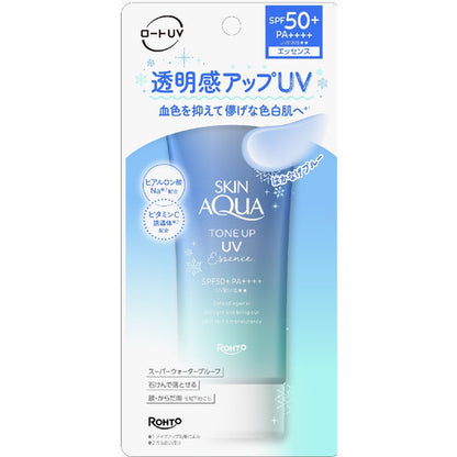 樂敦 SKIN AQUA 水潤肌柔光透亮防曬精華全系列5色全 80g